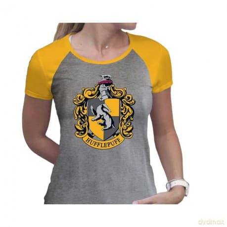 HARRY POTTER Hufflepuff T-shirt damski S