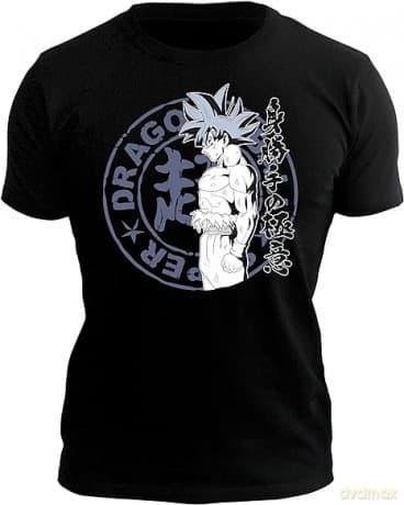 DRAGON BALL SUPER T-shirt Goku UI man SS black New fit XS