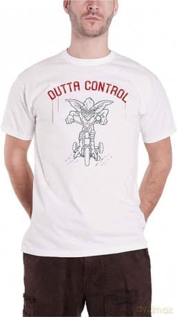 GREMLINS T-shirt Outta Control man SS white new fit L
