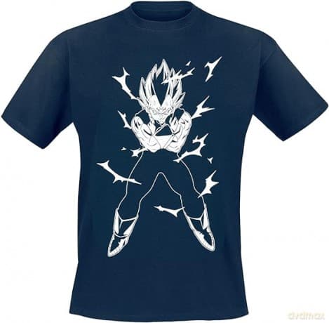 DRAGON BALL T-shirt DBZ/Vegeta man SS navy basic S