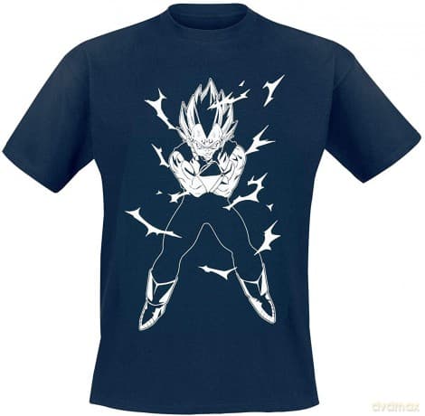 DRAGON BALL T-shirt DBZ/Vegeta man SS navy basic M