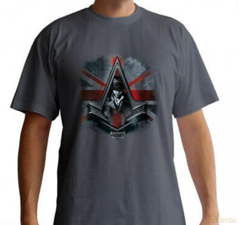 ASSASSIN'S CREED T-shirt Jacob Un. Jack man SS dark grey basic XL