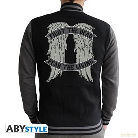 THE WALKING DEAD Jacket Angel Wings homme black/drk gry