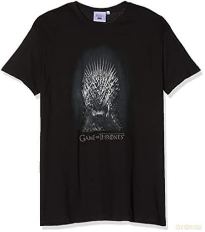 GAME OF THRONES T-shirt Iron throne man SS black New fit (Gra o Tron) XXL