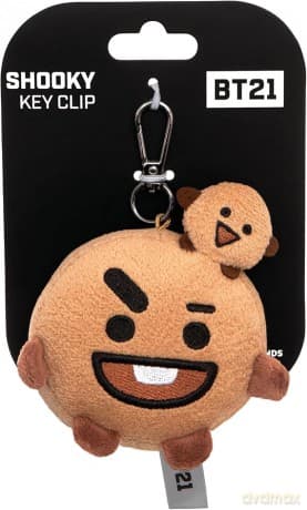 BT21 SHOOKY Head Brelok 3In 7.6 cm