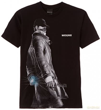 WATCH DOGS Tshirt Aiden man SS black basic XS