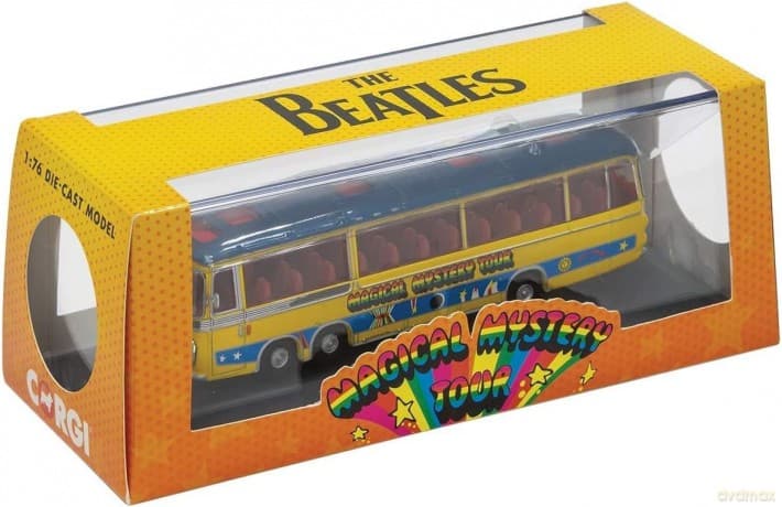 The Beatles: Magical Mystery Tour Bus Die Cast 1:76 Scale model