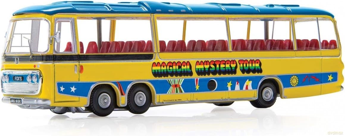 The Beatles: Magical Mystery Tour Bus Die Cast 1:76 Scale model