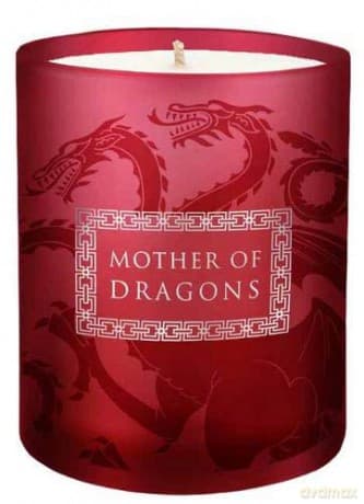 Game Of Thrones Mother Of Dragons: Game Of Thrones Mother Of Dragons (Large Glass Candle)