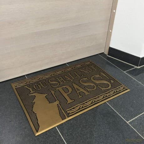 Lord Of The Rings Shall Not Pass Gumowa wycieraczka