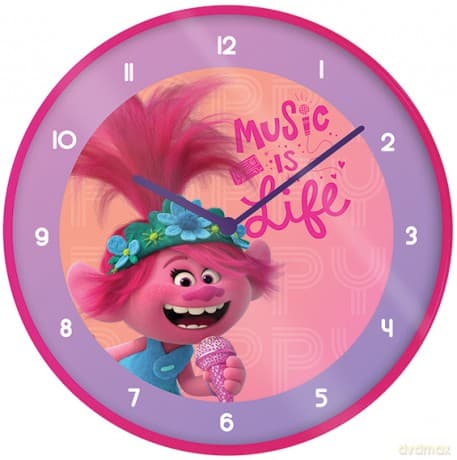 Trolls (Trolle) Zegar 25 cm