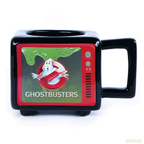 Ghostbusters: Ghostbusters - Logo Retro TV Heat Change Mug
