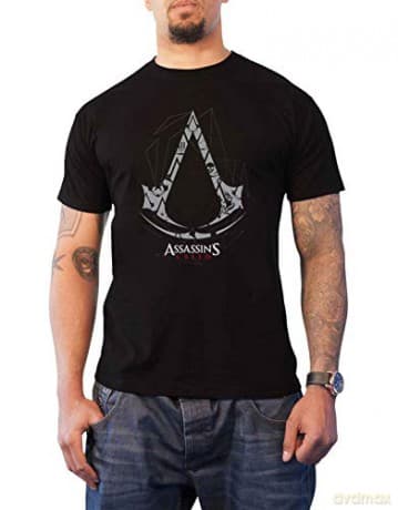 ASSASSINS CREED - Tshirt - Crest - man SS black - new fit