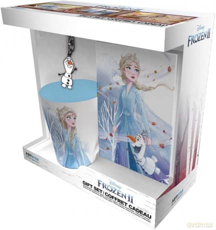DISNEY - Pck Frozen 2 Tea mug + Keyring + Carnet Elsa