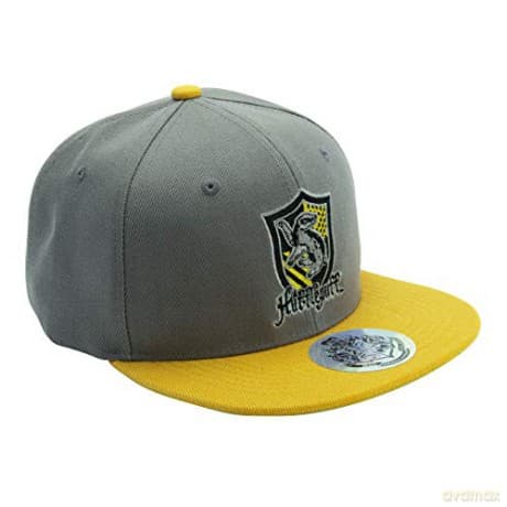 HARRY POTTER - Snapback Cap - Grey & Yellow - Hufflepuff