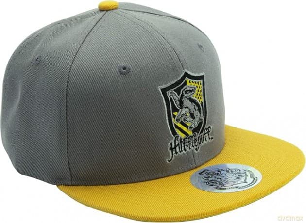 HARRY POTTER - Snapback Cap - Grey & Yellow - Hufflepuff