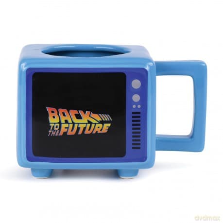 Back To The Future: Back To The Future - Logo Retro TV Heat Change Mug