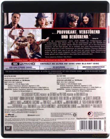 Jojo Rabbit [Blu-Ray 4K]+[Blu-Ray]