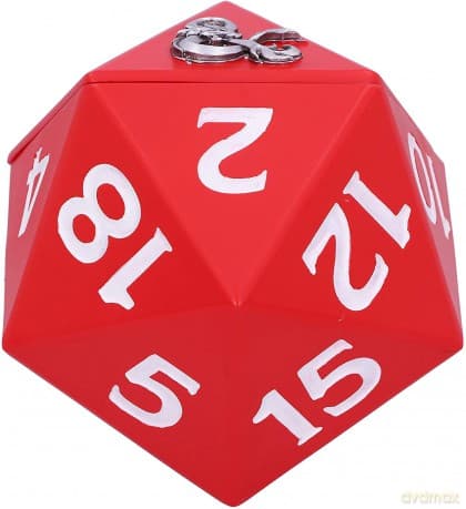 Dungeons & Dragons D20 Pudełko na kości 13.5 cm