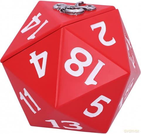 Dungeons & Dragons D20 Pudełko na kości 13.5 cm
