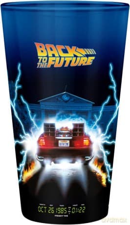 BACK TO THE FUTURE - Duża szklanka - 400 ml -DeLorean