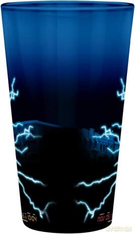 BACK TO THE FUTURE - Duża szklanka - 400 ml -DeLorean