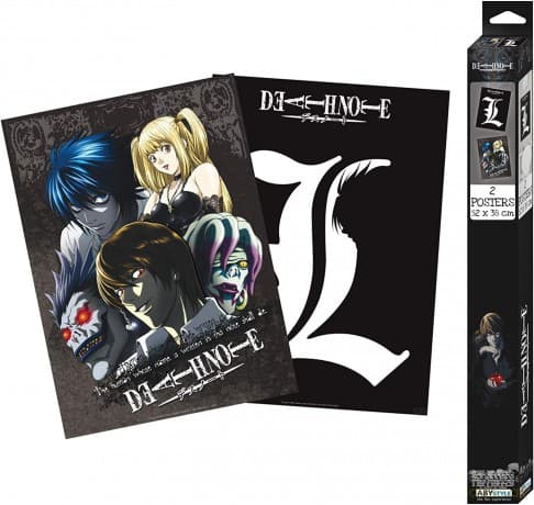 DEATH NOTE - Zestaw plakatów Chibi Posters - L & Group (52x38)