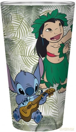 DISNEY - Duża szklanka - 400 ml - Lilo & Stitch