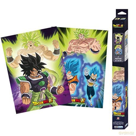 DRAGON BALL BROLY - Set 2 Chibi Posters - Broly (52x38)
