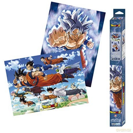 DRAGON BALL SUPER - Set 2 Chibi Posters - Goku & friends (52x38)