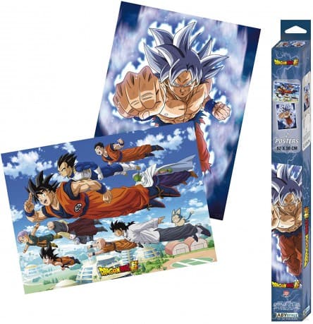 DRAGON BALL SUPER - Set 2 Chibi Posters - Goku & friends (52x38)