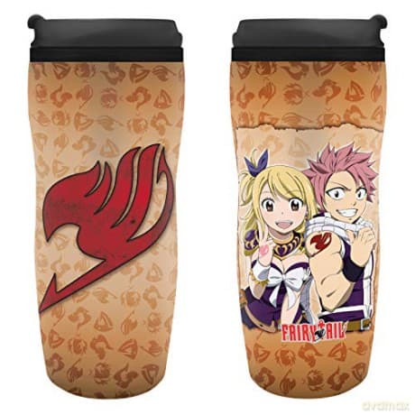 FAIRY TAIL - Travel mug Lucy, Natsu & Emblem