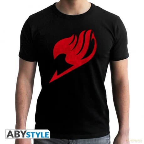 FAIRY TAIL - Tshirt Emblem man black - New fit