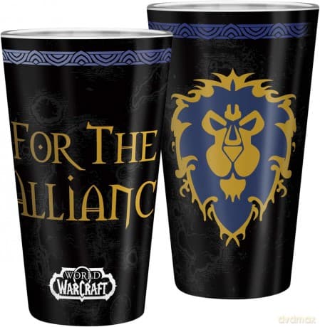 WORLD OF WARCRAFT - Duża szklanka - 400 ml - Alliance