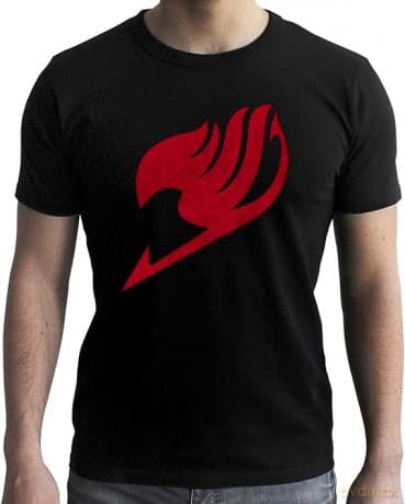 FAIRY TAIL - Tshirt Emblem man black - New fit