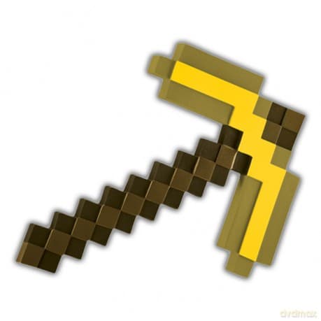 Minecraft - Gold Pickaxe Pp Plastic Replica