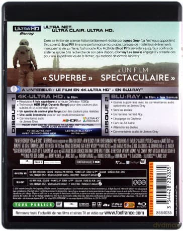 Ad Astra [Blu-Ray 4K]+[Blu-Ray]