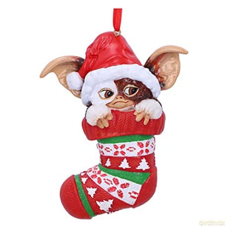 Gremlins Gizmo In Stocking Hanging Ornament 12 cm