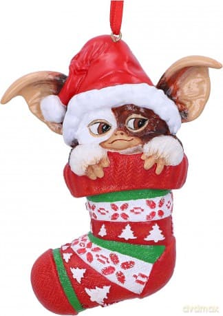 Gremlins Gizmo In Stocking Hanging Ornament 12 cm