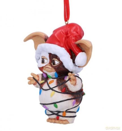 Gremlins Gizmo In Fairy Lights Hanging Ornament 10 cm