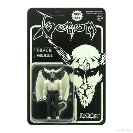 Venom Reaction Figure - Black Metal (Glow In The Dark) Figurka