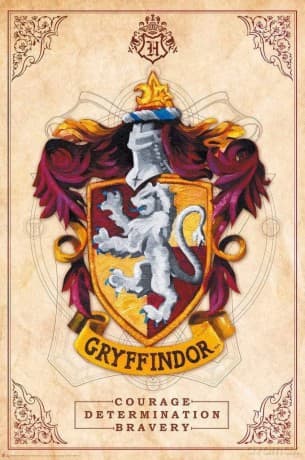 HARRY POTTER Gryffindor  Plakat (91.5x61)