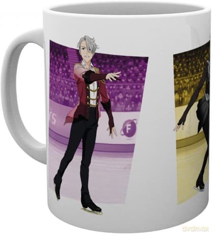 YURI ON ICE Kubek 320 ml Victor Yui and Yurio subli box