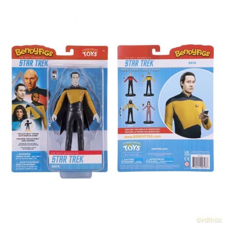 Star Trek: The Next Generation Lt. Cmdr. Data Bendyfig [FIGURKA]