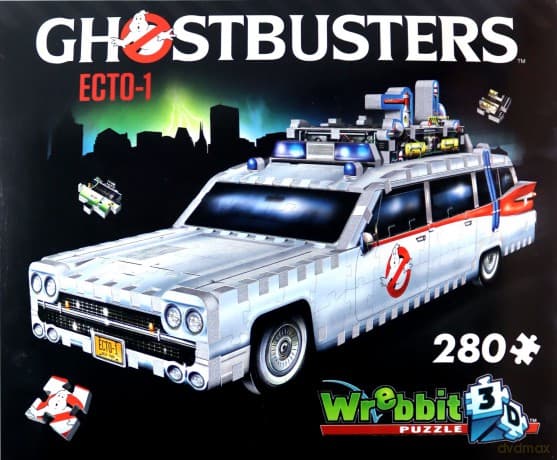 Ghostbusters Ecto-1 280 el. 3D (Pogromcy duchów) [PUZZLE]