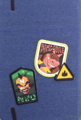 CRASH BANDICOOT 4 (DOUBLE DENIM) A5 PREMIUM NOTEBOOK / notatnik A5 premium CRASH BANDICOOT 4 (DOUBLE DENIM)