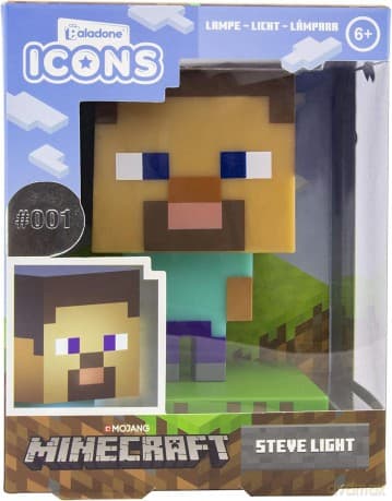 Minecraft Steve Icon Light / lampka Minecraft Steve
