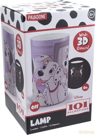 Disney 101 Dalmatians Die Cut Desk Lamp with 3D effect (high: 19,8 cm) / lampka biurkowa Disney 101 Dalmatyńczyków z efektem 3D (wysokość: 19,8 cm)