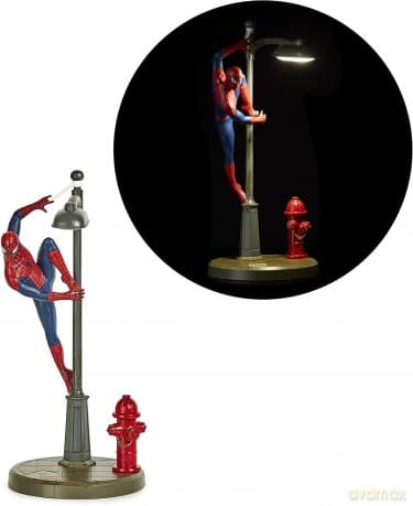 Spiderman lamp (high: 34 cm) / lampka Spiderman (wysokość 34 cm)