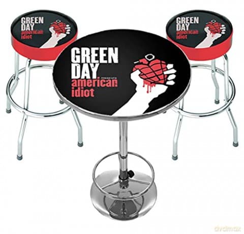 Green Day: American Idiot Zestaw barmański (stół + 2 krzesła)